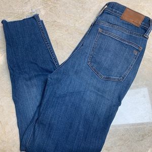 Madewell Button-Up High Rise Cropped Denim size 27